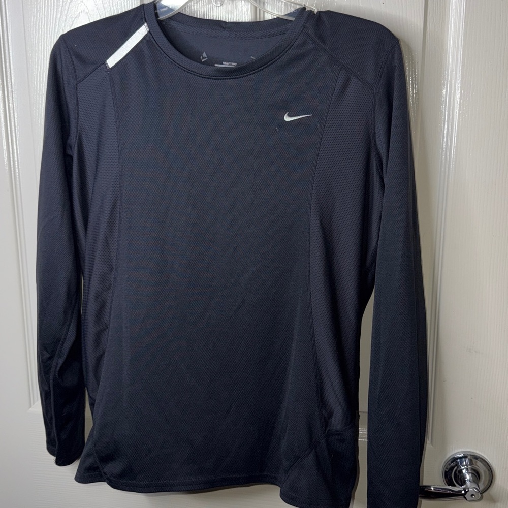 Nike Black Long Sleeve Performance Top